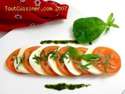 Salade tomates-mozzarella